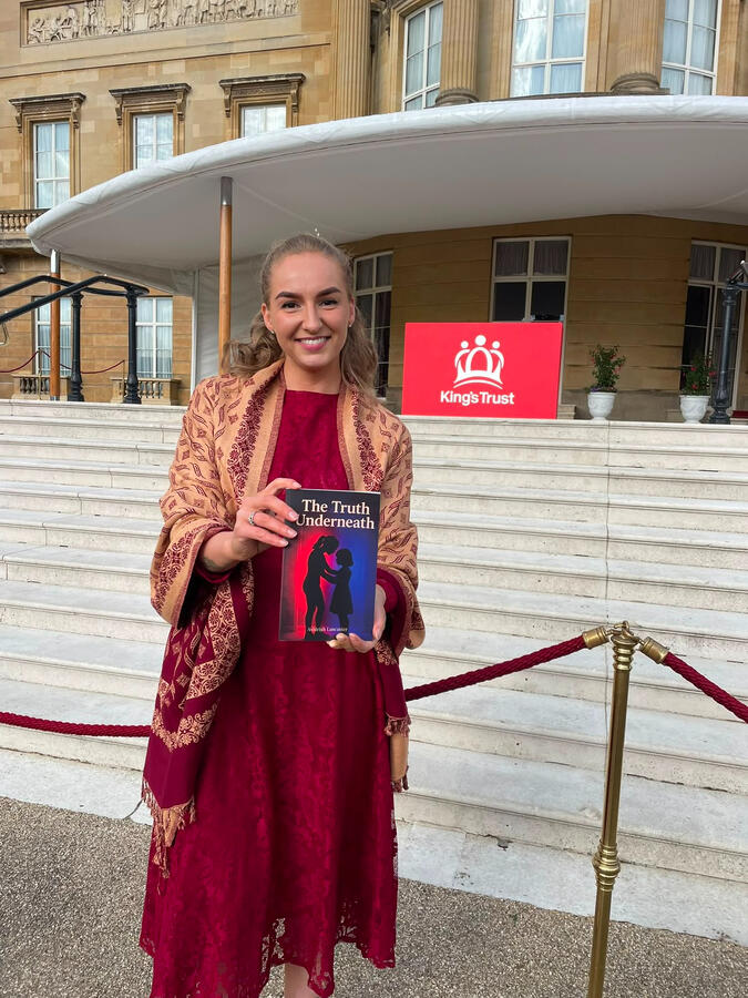 Ashleigh at Buckingham Palace garden party